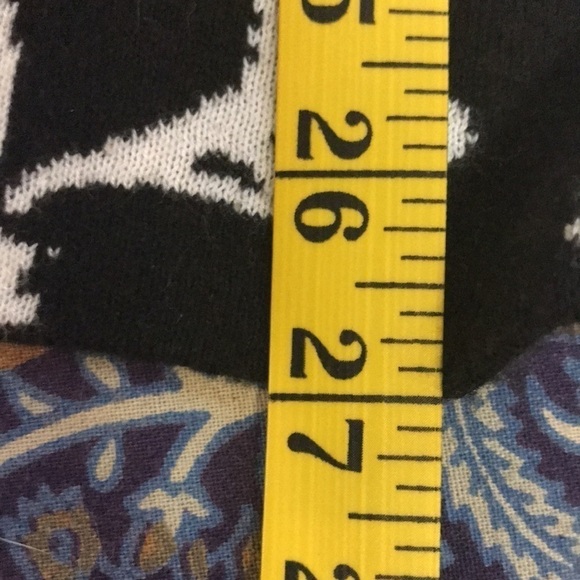 Belldini Women’s Cardigan Open Front Black/White Approx XL - Picture 9 of 9